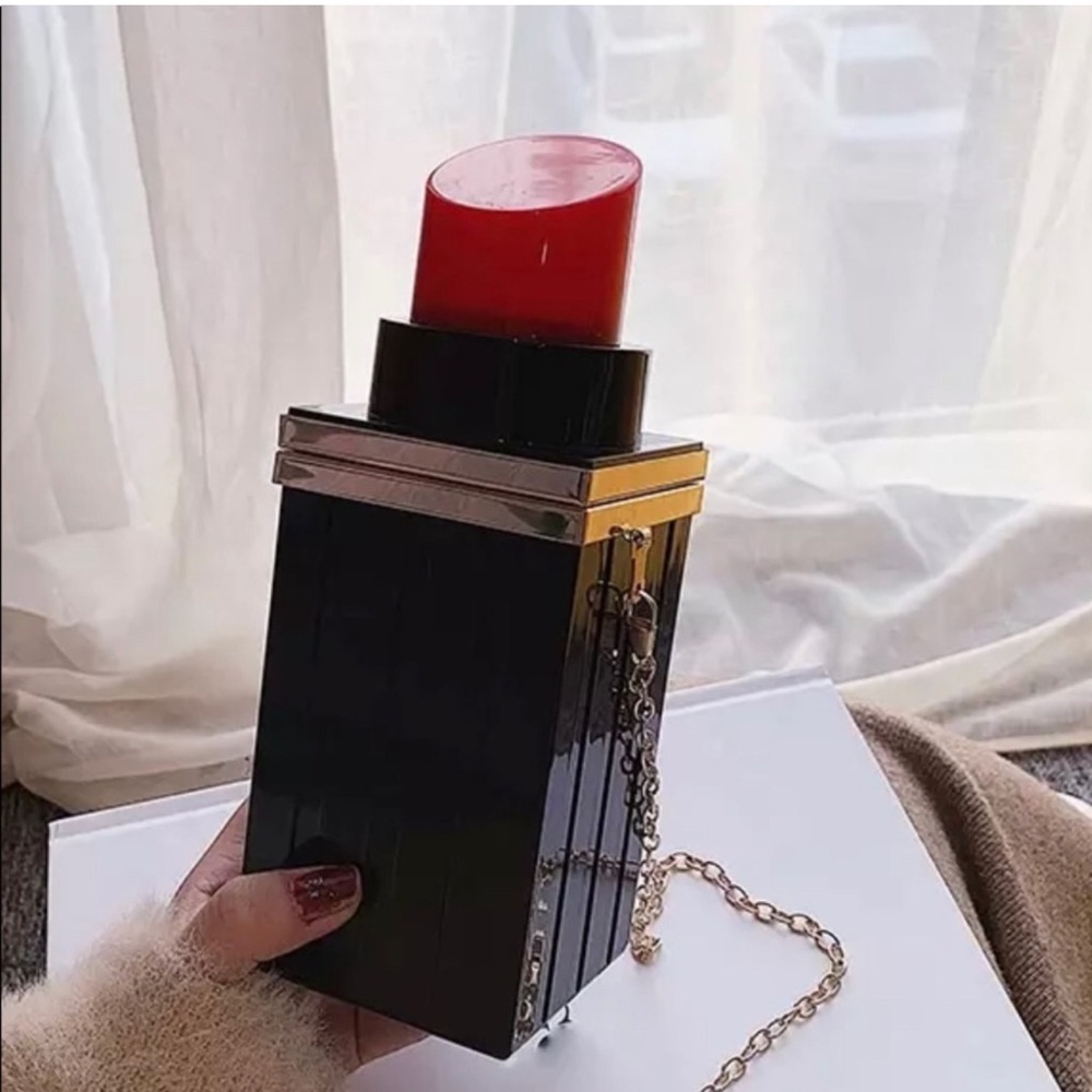 Acrylic Lipstick Crossbody Shaped
Handbag 💄 - Picture 14 of 15